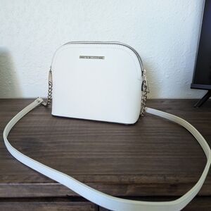 Steve Madden White Crossbody Bag